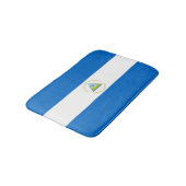 Nicaragua-Flagge Badematte (Schrägansicht)