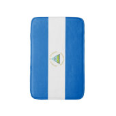 Nicaragua-Flagge Badematte (Vorderseite Vertikal)