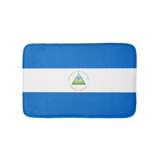 Nicaragua-Flagge Badematte (Vorderseite)