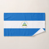 Nicaragua-Flagge Badhandtuch Set (Handtuch)