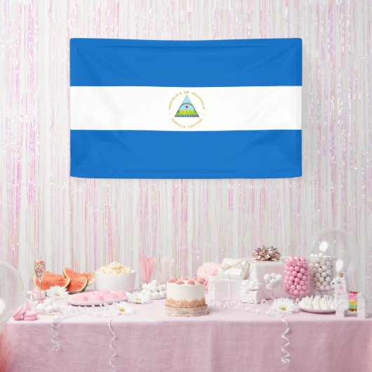Nicaragua-Flagge Banner (Party)