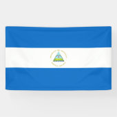 Nicaragua-Flagge Banner (Horizontal)