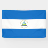 Nicaragua-Flagge Banner (Horizontal)