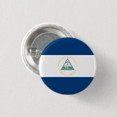 Nicaragua-Flagge Button (Vorne & Hinten)