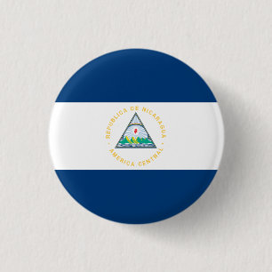 Nicaragua-Flagge Button