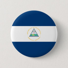 Nicaragua-Flagge Button