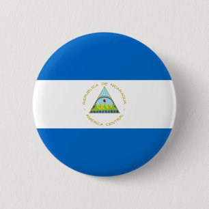 Nicaragua-Flagge Button