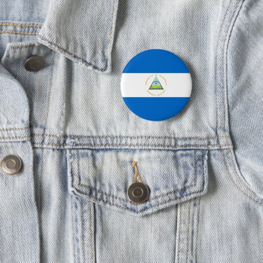 Nicaragua-Flagge Button (Beispiel)