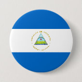 Nicaragua-Flagge Button (Vorderseite)