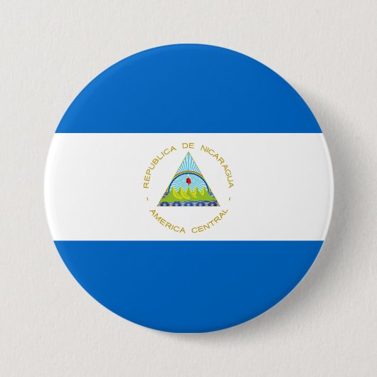 Nicaragua-Flagge Button (Vorderseite)