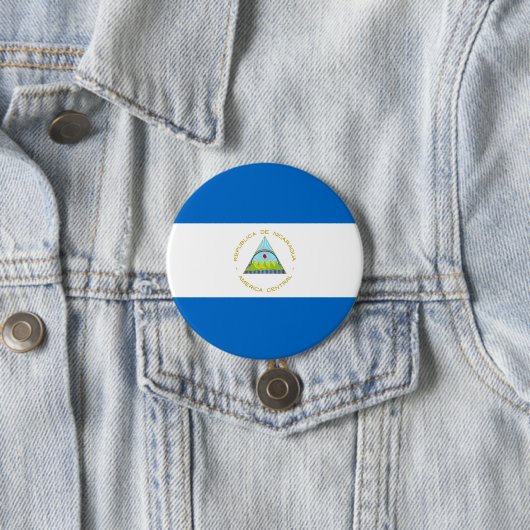 Nicaragua-Flagge Button (Beispiel)
