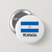 Nicaragua-Flagge Button (Vorne & Hinten)