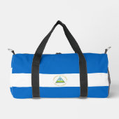 Nicaragua-Flagge Duffle Bag (Vorderseite)