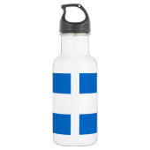 Nicaragua-Flagge Edelstahlflasche (Rückseite)