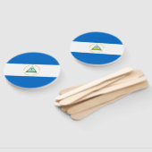 Nicaragua-Flagge Fächer (Non-assembled)