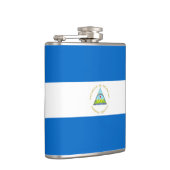 Nicaragua-Flagge Flachmann (Rechts)