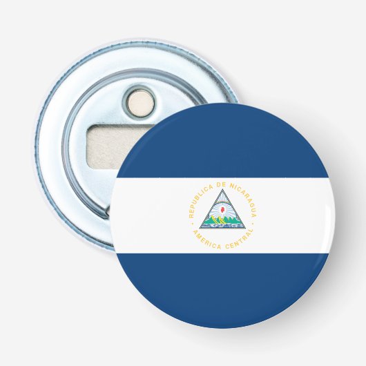 Nicaragua-Flagge Flaschenöffner (Vorderseite)