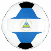 Nicaragua-Flagge Fußball (Vorderseite)