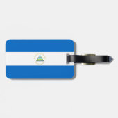 Nicaragua-Flagge Gepäckanhänger (Rückseite horizontal)