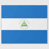 Nicaragua-Flagge Geschenkpapier (Flach)