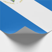 Nicaragua-Flagge Geschenkpapier (Ecke)