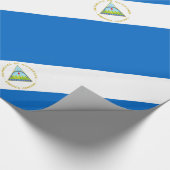 Nicaragua-Flagge Geschenkpapier (Ecke)