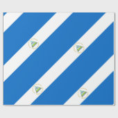 Nicaragua-Flagge Geschenkpapier (Flach)