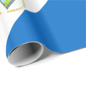 Nicaragua-Flagge Geschenkpapier (Rolleneckpunkt)