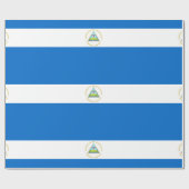 Nicaragua-Flagge Geschenkpapier (Flach)
