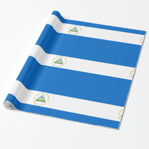 Nicaragua-Flagge Geschenkpapier