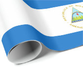 Nicaragua-Flagge Geschenkpapier (Rolleneckpunkt)