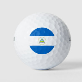 Nicaragua-Flagge Golfball