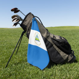 Nicaragua-Flagge Golfhandtuch