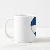 Nicaragua-Flagge Kaffeetasse (Links)