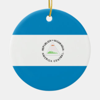 Nicaragua-Flagge Keramikornament