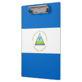 Nicaragua-Flagge Klemmbrett (Links)