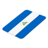 Nicaragua-Flagge Magnet (Linke Seite)