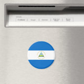 Nicaragua-Flagge Magnet (In Situ (Geschirrspüler))