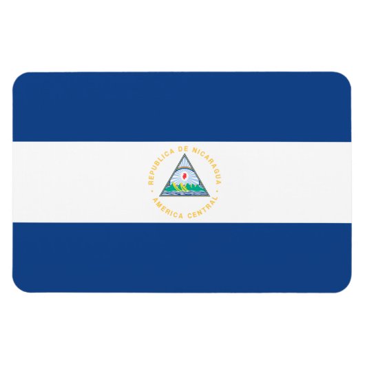 Nicaragua-Flagge Magnet (Horizontal)