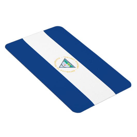 Nicaragua-Flagge Magnet (Rechte Seite)