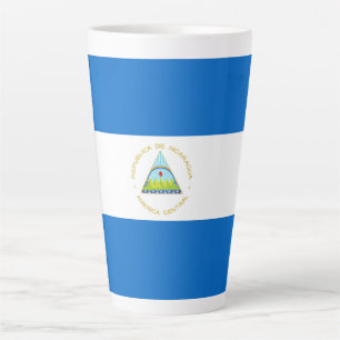 Nicaragua-Flagge Milchtasse