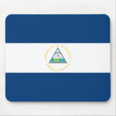 Nicaragua-Flagge Mousepad (Vorne)