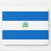 Nicaragua-Flagge Mousepad (Vorne)