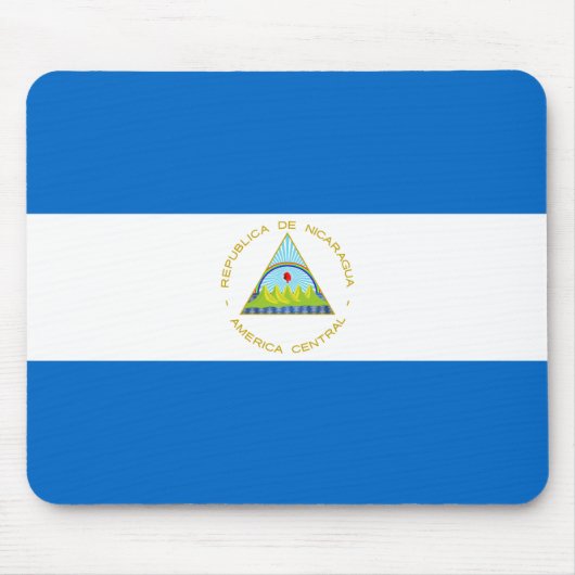 Nicaragua-Flagge Mousepad (Vorne)