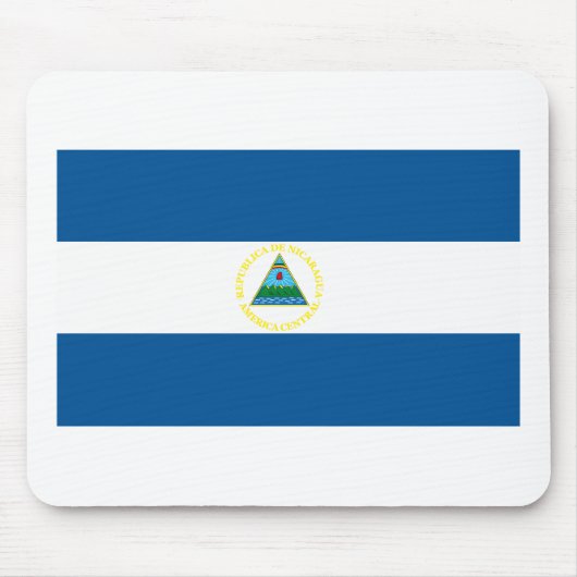 Nicaragua-Flagge Mousepad (Vorne)