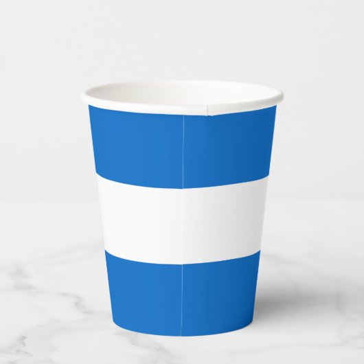 Nicaragua-Flagge Pappbecher (Rechts)