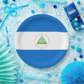 Nicaragua-Flagge Pappteller (Party)