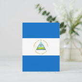 Nicaragua-Flagge Postkarte (Stehend Vorderseite)