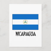 Nicaragua-Flagge Postkarte (Vorderseite)