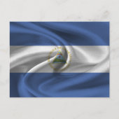 Nicaragua-Flagge Postkarte (Vorderseite)